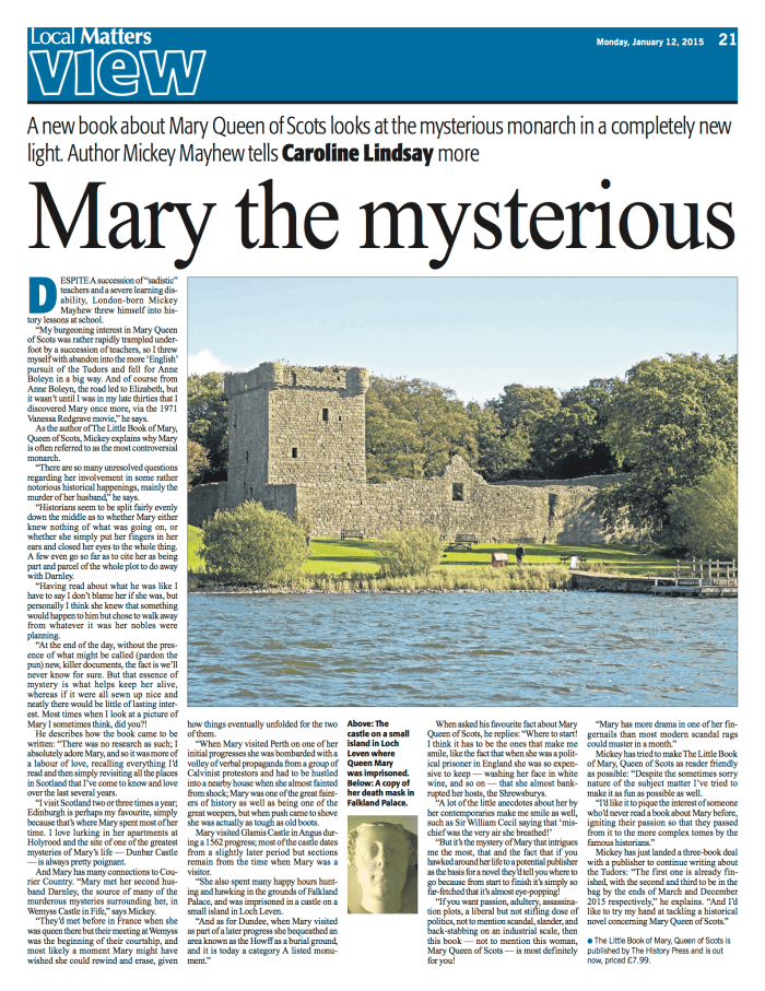 Dundee Courier Mickey Mayhew